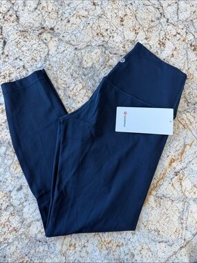 Lululemon Align High Rise Pant 25" True Navy Blue Size 8 NWT Yoga Leggings